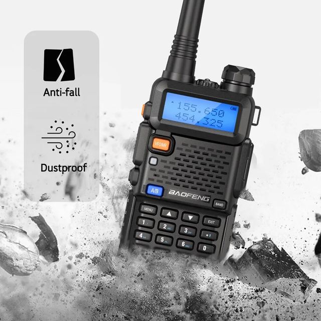 Baofeng UV-5R 5.8W Φορητός Dual Band Πομποδέκτης VHF/UHF