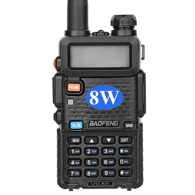 Baofeng UV-5R 8W Φορητός Dual Band Πομποδέκτης VHF/UHF